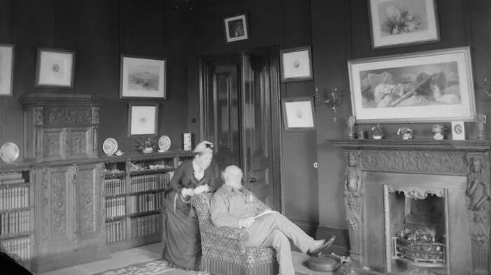 Sir John Fowler and Lady Fowler at Braemore