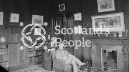 Sir John Fowler and Lady Fowler at Braemore Sir John Fowler and Lady Fowler at Braemore