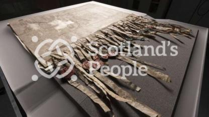 Declaration of Arbroath - Flat image from left