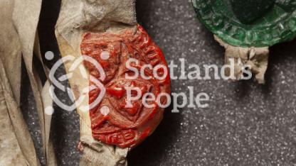 Declaration of Arbroath - Seal of Marie Ramsay, wife of David Brechin