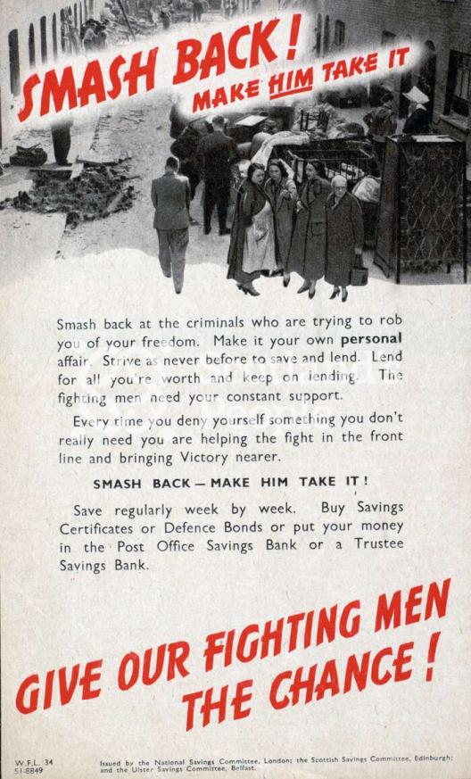 Savings bonds promotional leaflet, 1939-1945 Savings bonds promotional leaflet, 1939-1945