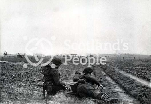 British infantrymen near Nijmegen, 1944