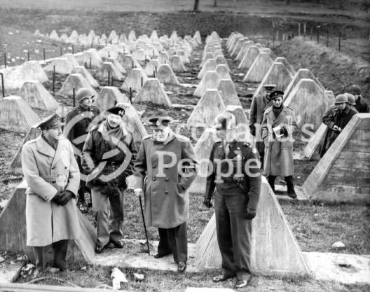 Winston Churchill at the Siegfried Line, 1945 Winston Churchill at the Siegfried Line, 1945