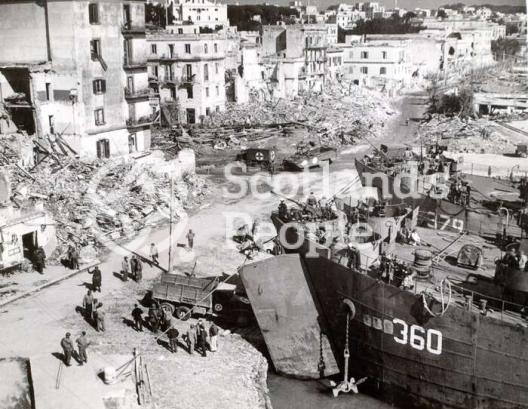 Tank landing ships in Anzio harbour, 1944 Tank landing ships in Anzio harbour, 1944