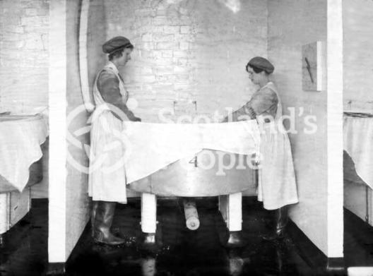 Drying nitrocotton, HM Factory Gretna, 1918 Drying nitrocotton, HM Factory Gretna, 1918