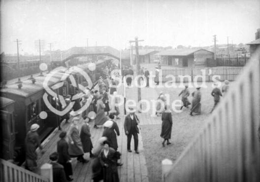 Gretna Township railway station, 1918 Gretna Township railway station, 1918
