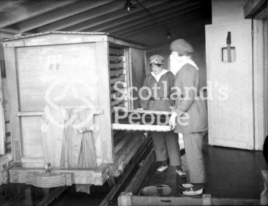 Cordite drying stove, HM Factory Gretna, 1918 Cordite drying stove, HM Factory Gretna, 1918
