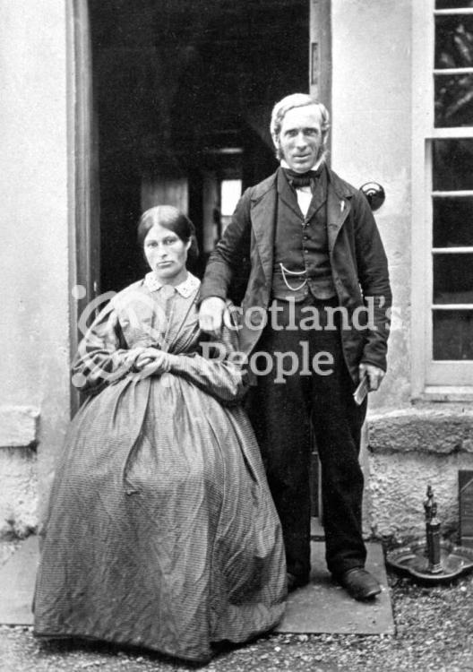 Carpenter and his wife, Glen Creran, 1866 Carpenter and his wife, Glen Creran, 1866