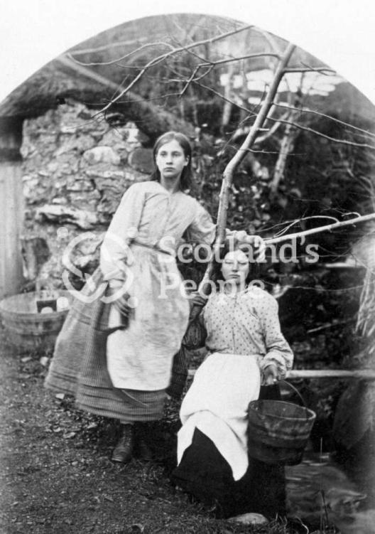 Drawing water, Glen Creran, 1866 Drawing water, Glen Creran, 1866