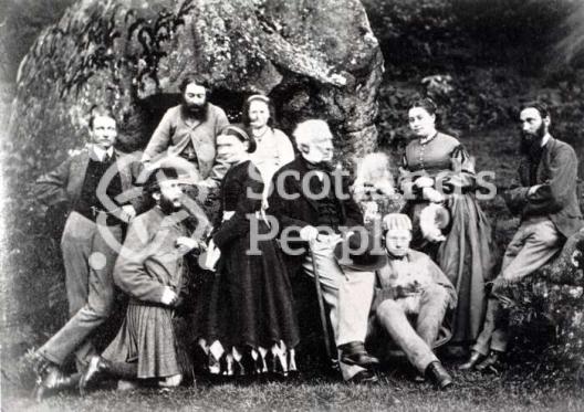 Family outing in Glen Creran in rain, 1866 Family outing in Glen Creran in rain, 1866