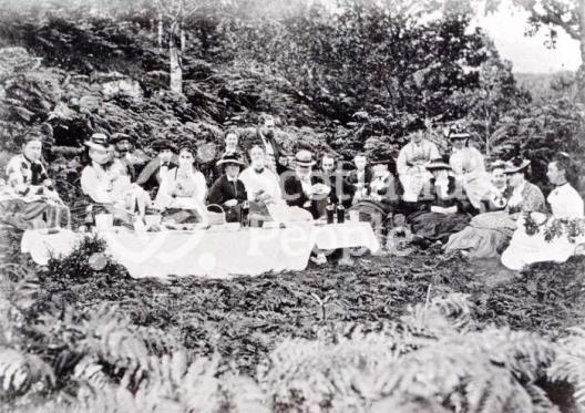 Victorian picnic, Argyll, 1866 Victorian picnic, Argyll, 1866
