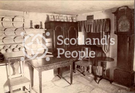 Robert Burns' cottage, Alloway, c 1885 Robert Burns' cottage, Alloway, c 1885