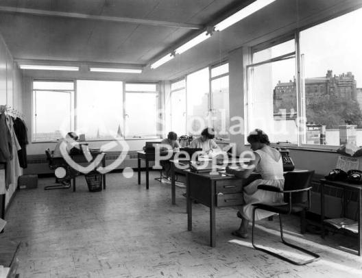Typists at Lauriston House, c 1963 Typists at Lauriston House, c 1963