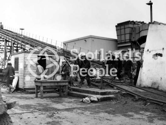 Miners at Solsgirth Colliery, 1970s