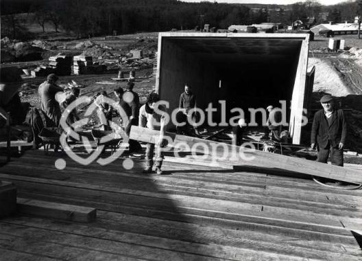 Construction of Castlehill Mine, 1965 Construction of Castlehill Mine, 1965