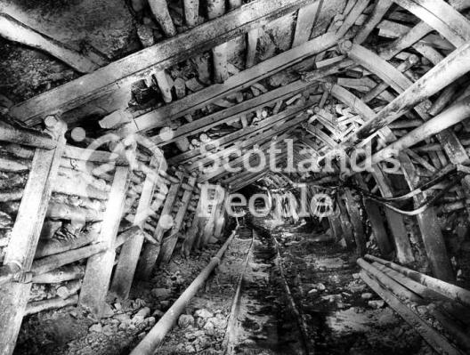 Roadway at Valleyfield Colliery, 1964 Roadway at Valleyfield Colliery, 1964
