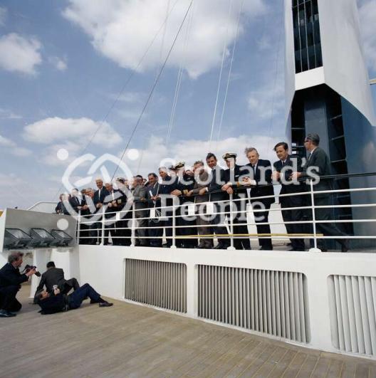 QE2 staff on photo shoot, 1969 QE2 staff on photo shoot, 1969