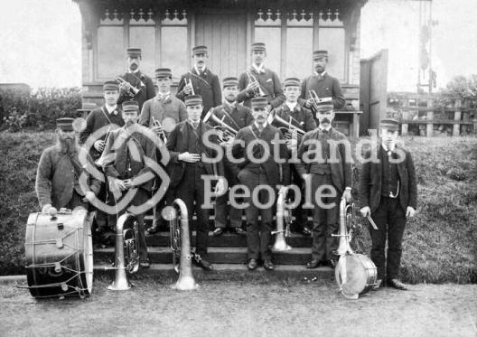 Bandsmen, East Linton, c 1900 Bandsmen, East Linton, c 1900