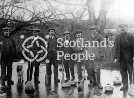 Curlers, East Linton, c 1900 Curlers, East Linton, c 1900