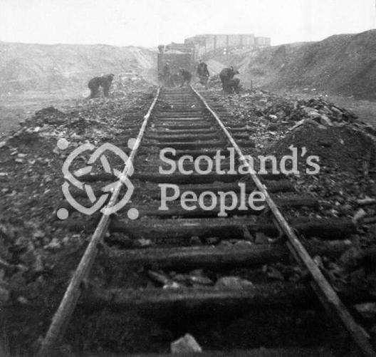 Coal refuse dump, Fife, 1937 Coal refuse dump, Fife, 1937
