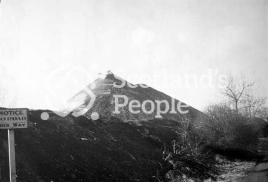 Blairhall Colliery bing, 1939 Blairhall Colliery bing, 1939