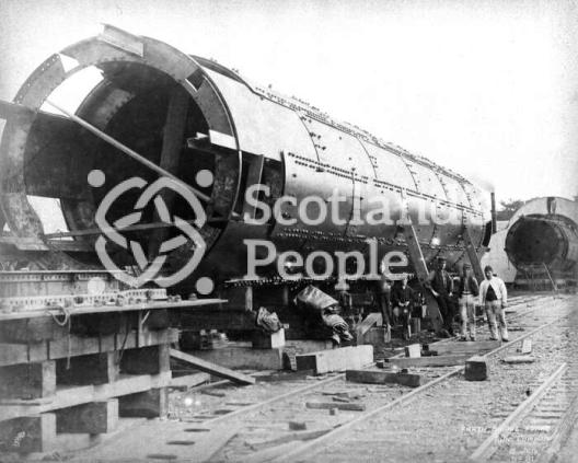 Forth Bridge tube section, 1884 Forth Bridge tube section, 1884