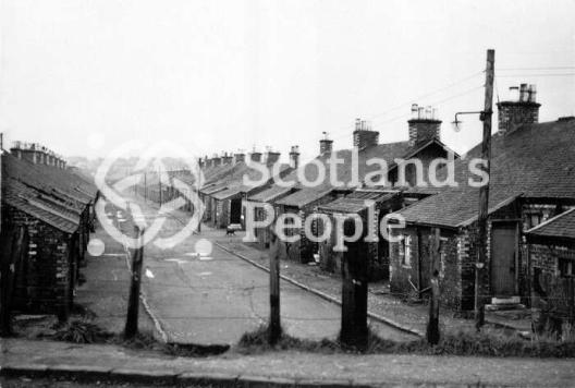 Miners' houses in Nimmos Row, Lanarkshire, c 1950 Miners' houses in Nimmos Row, Lanarkshire, c 1950