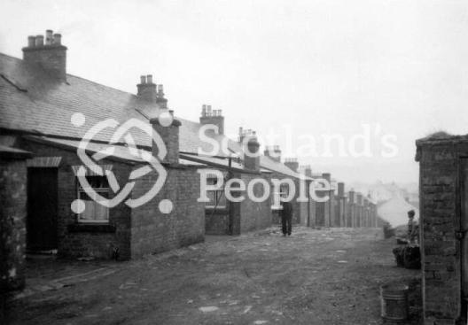 Miners' houses in New Cumnock, c 1950 Miners' houses in New Cumnock, c 1950