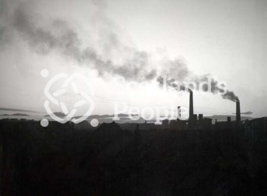 Smoking chimneys, Carron Works, Falkirk, 20th century Smoking chimneys, Carron Works, Falkirk, 20th century
