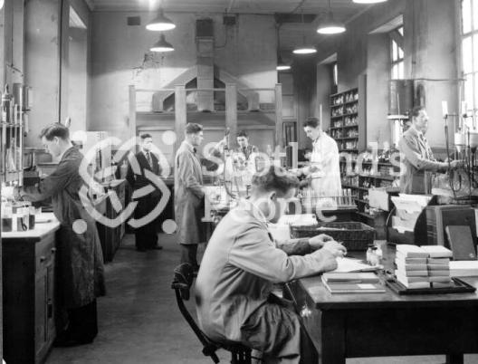 Laboratory at Carron Works, 20th century Laboratory at Carron Works, 20th century