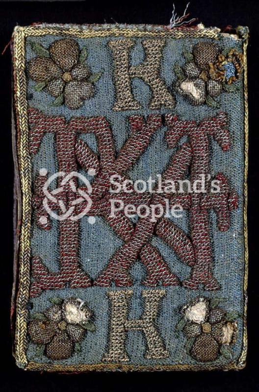Book embroidered by Princess Elizabeth, 1545 Book embroidered by Princess Elizabeth, 1545