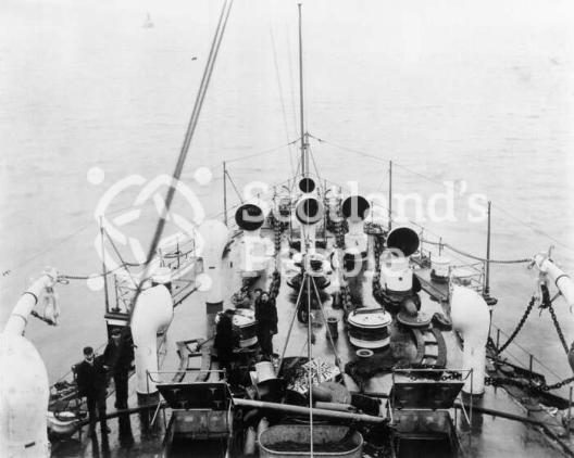 View over the bow of HMS Ramillies, 1892 View over the bow of HMS Ramillies, 1892
