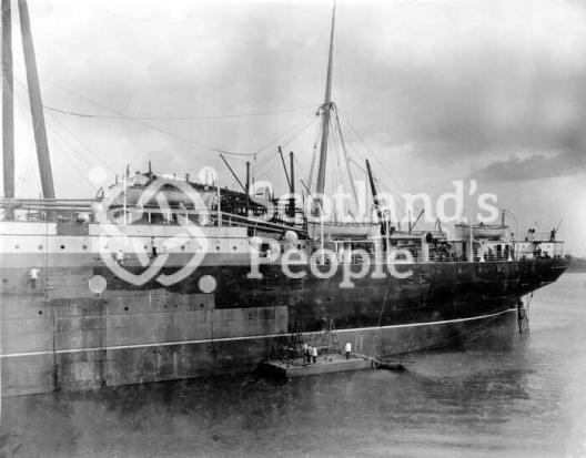 Cunard Line ocean liner RMS Saxonia (1), 1899 painters Cunard Line ocean liner RMS Saxonia (1), 1899 painters