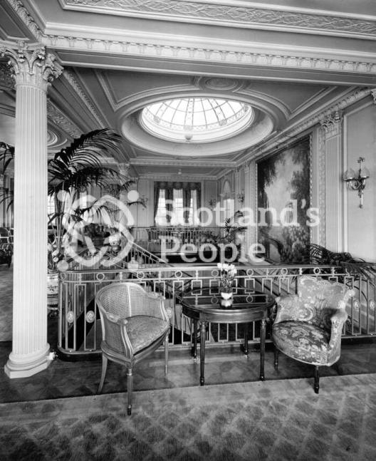 Blue Star Line ocean liner SS Avila Star: Lounge & Music Room, Promenade Deck Blue Star Line ocean liner SS Avila Star: Lounge & Music Room, Promenade Deck