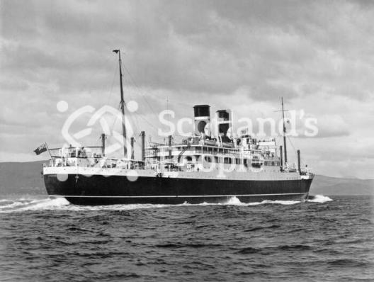 Blue Star Line ocean liner SS Avila Star on trial 1926 Blue Star Line ocean liner SS Avila Star on trial 1926