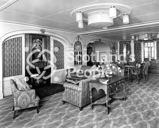 The Drawing and Observation Room on the Promenade Deck of Canadian Pacific Line liner SS Duchess of Bedford, 1928 The Drawing and Observation Room on the Promenade Deck of Canadian Pacific Line liner SS Duchess of Bedford, 1928