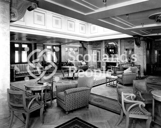 The Cabin lounge on the Promenade Deck of Canadian Pacific Line liner SS Duchess of Bedford, 1928 The Cabin lounge on the Promenade Deck of Canadian Pacific Line liner SS Duchess of Bedford, 1928
