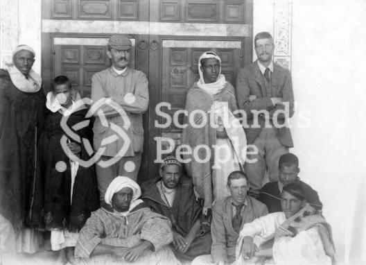 Photograph taken on visit to Telouet Kasbah, Morocco, c 1890 Photograph taken on visit to Telouet Kasbah, Morocco, c 1890