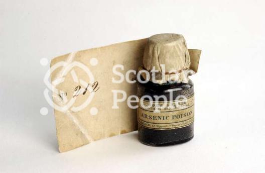 Bottle labelled 'Arsenic Poison' Bottle labelled 'Arsenic Poison'