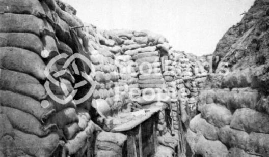 British first line trench at Carnoy, Somme battlefield, 1916