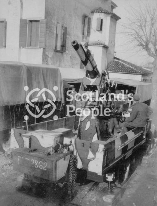 Anti-Aircraft Gun, Italy, 1918 Anti-Aircraft Gun, Italy, 1918