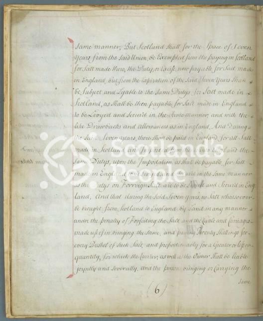 Articles of the Act of Union 1707 Articles of the Act of Union 1707