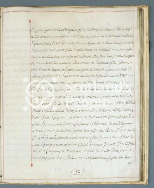 Articles of the Act of Union 1707 Articles of the Act of Union 1707