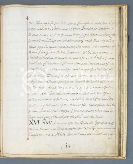 Articles of the Act of Union 1707