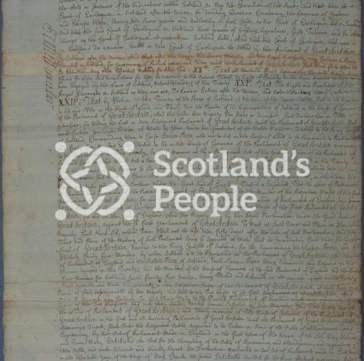 Treaty of Union 1707 Treaty of Union 1707