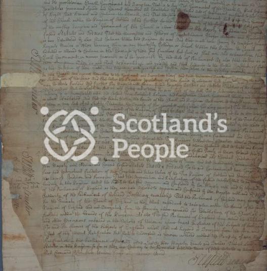 Treaty of Union 1707 Treaty of Union 1707