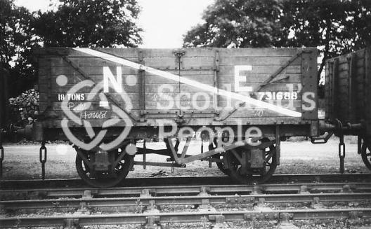 Ex-NBR 18-ton mineral wagon No.731688 of the London and North Eastern Railway Ex-NBR 18-ton mineral wagon No.731688 of the London and North Eastern Railway
