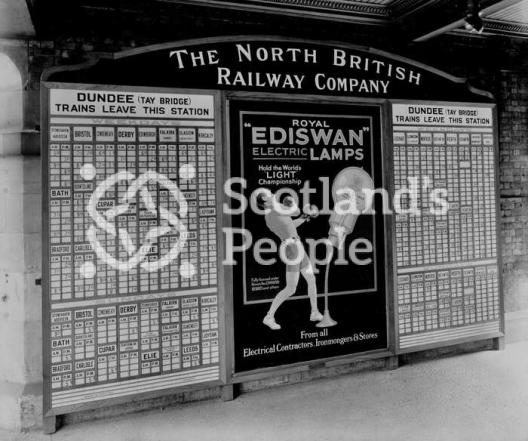 Railway departure board Railway departure board