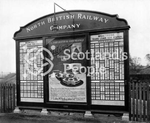 Railway departure board Railway departure board