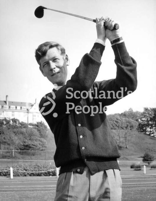 R S Jamieson, Professional Golfer, at Turnberry